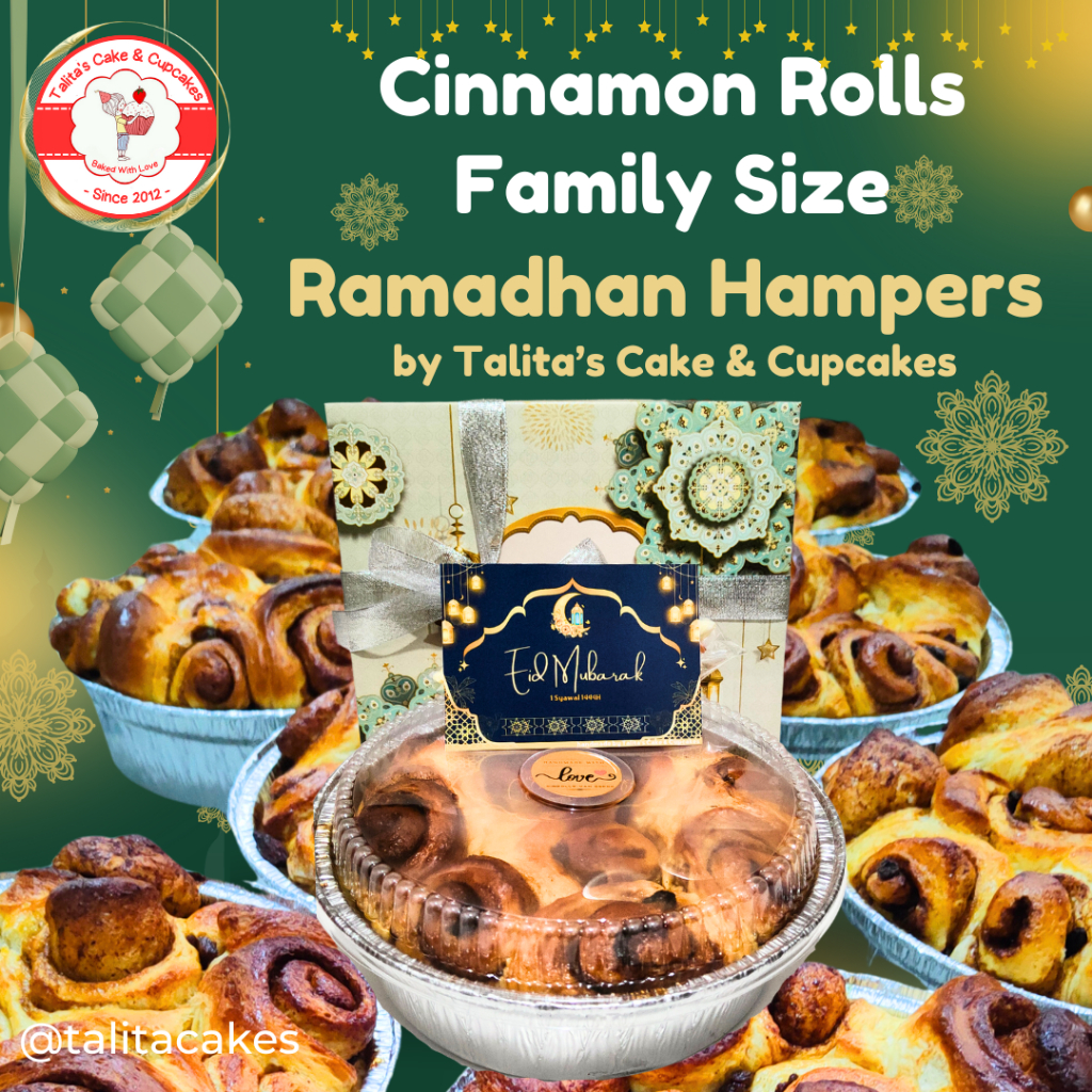 

Cinnamon Rolls limited edition Ramadhan hampers Hantaran puasa lebaran