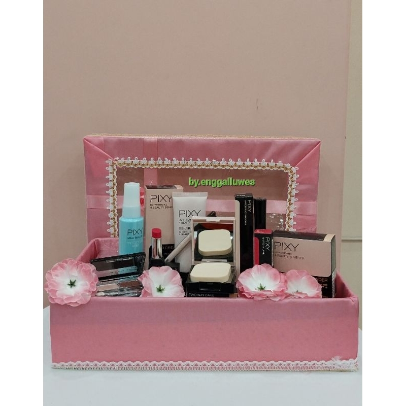PAKET HANTARAN PIXY MAKE UP/PAKET SESERAHAN MAKE UP PIXY 9 item