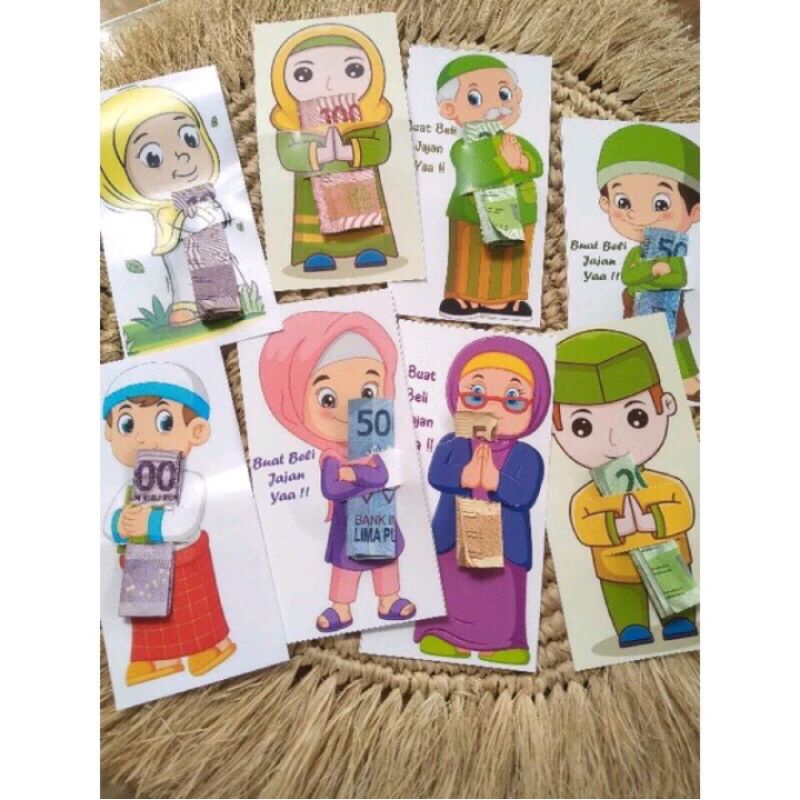 

100 Pcs Amplop Lebaran Peluk