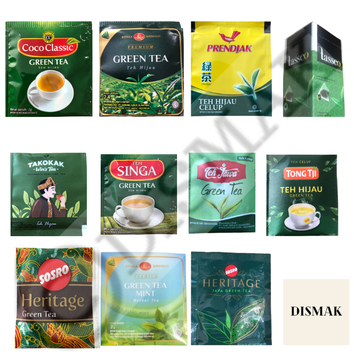 

Hampers Teh Celup HIJAU (Green Tea) Assorted dengan Kotak Penyimpanan