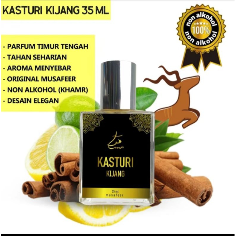 PARFUM KASTURI KIJANG 35ML | MINYAK KASTURI ASLI | MINYAK KASTURI ARAB