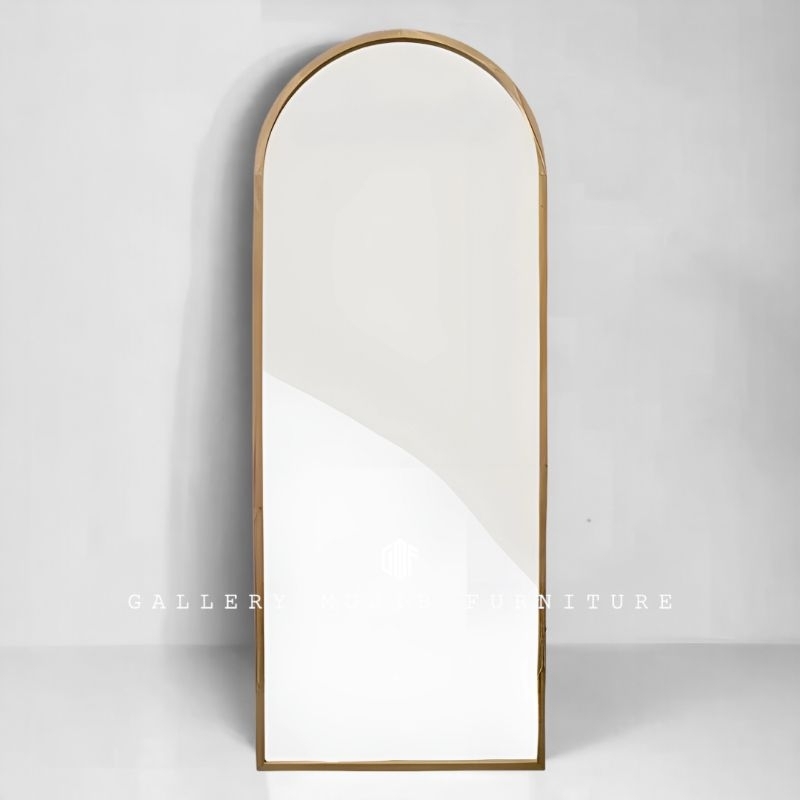 Standing Mirror Kayu Jati - Natural 160x60 cm
