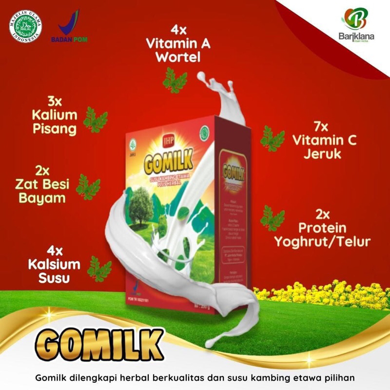 

GOMILK//susu kambing + herbal pertama di Indonesia