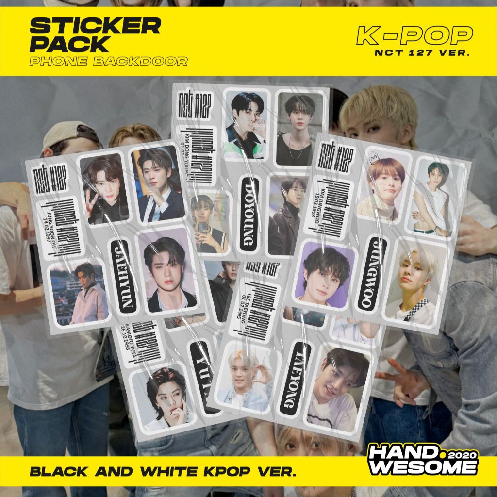 

Stiker NCT 127 Mini Cocok untuk HP LAPTOP HELM dll Boyfriend material ANTI AIR dan anti banting