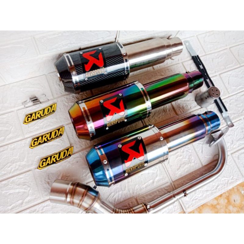 Knalpot Akrapovic GP m1 Nmax Pcx Aerox Scoopy Adv Mio Beat Vario Xeon