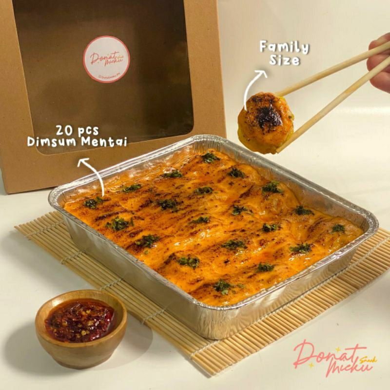 

mentai family size premium isi 20 ready hari ini langsung kirim belum dapat chili oil