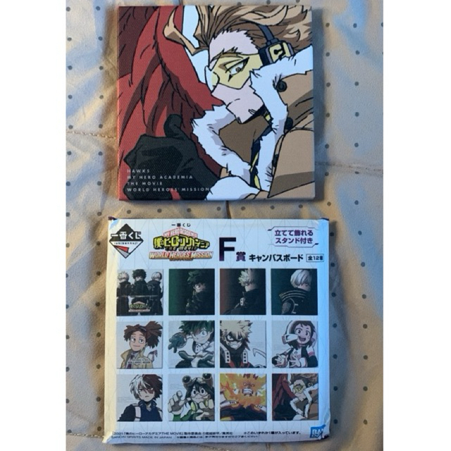 Shikishi Hawks My Hero Boku No Hero Academia Anime Original Official Bandai Kuji Japan 