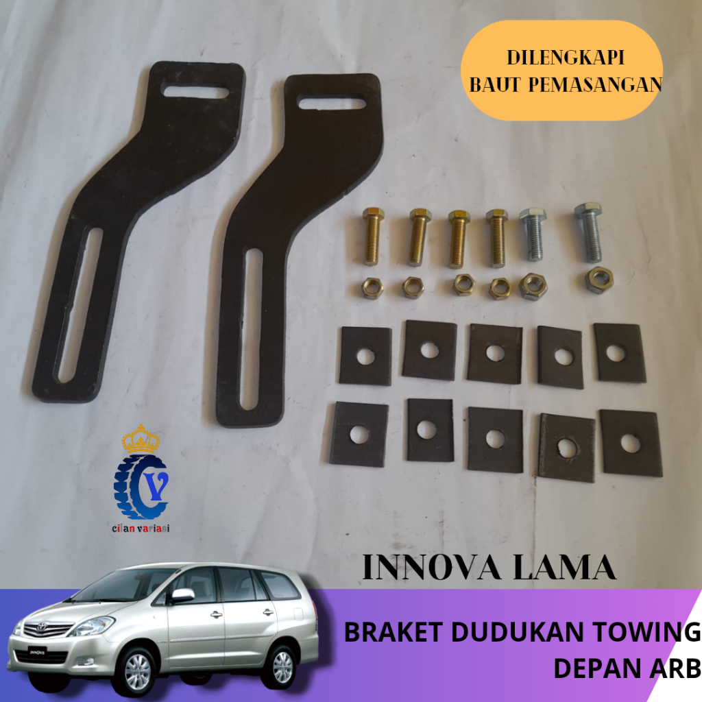 Braket Towing Depan ARB Dudukan Tanduk Innova Lama 2005-2015