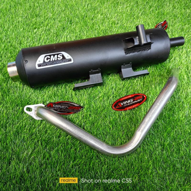 Knalpot copy CMS ngebas halus pnp all matic Beat Scoopy Vario Mio Spacy Nmax Aerox Pcx Genio Freego 