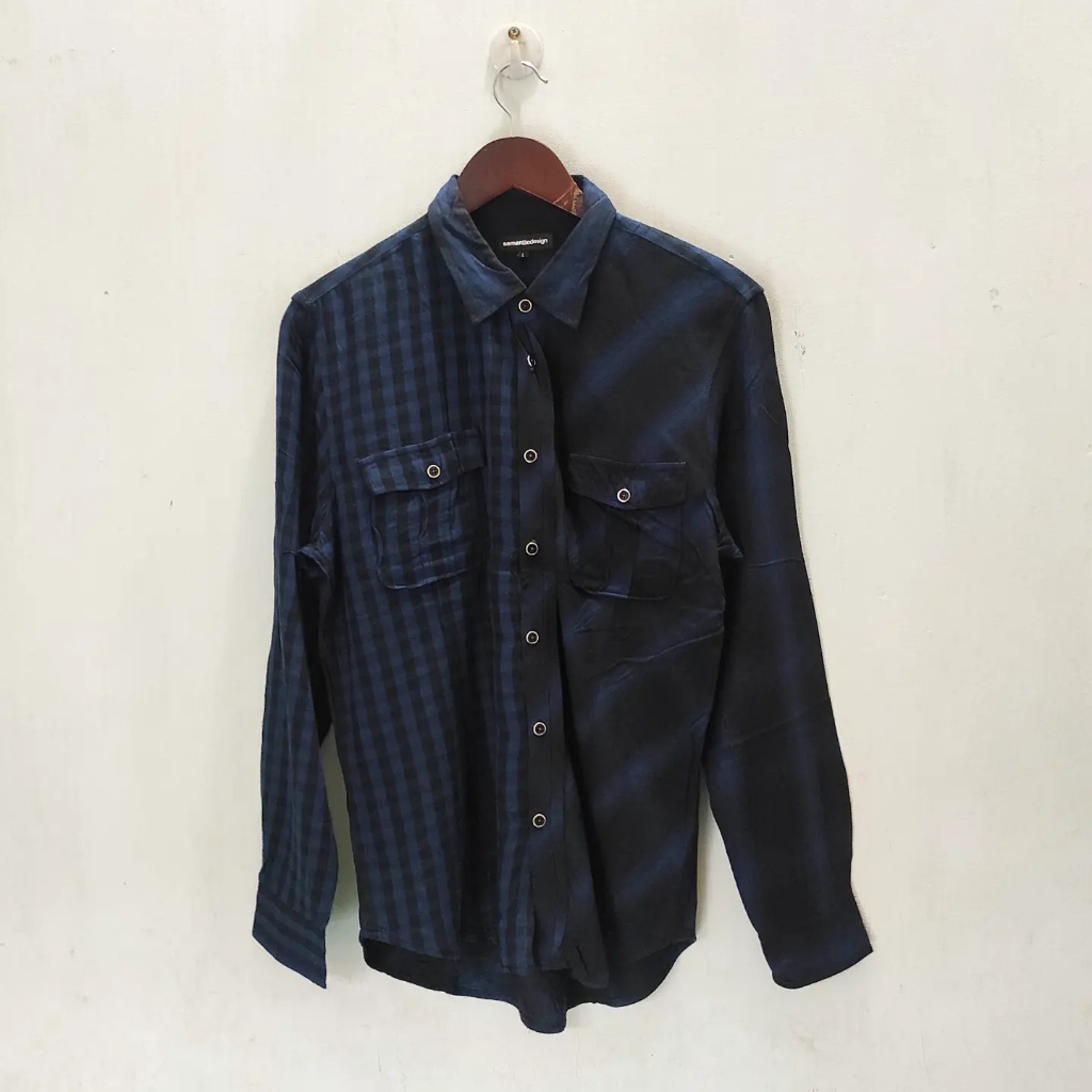 KEMEJA SEMANTIC DESIGN  Bahan nyaman, lemes, adem Size : L fit M