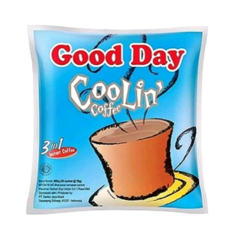 

Good Day Cool in Coffee bag isi 30 sachet @ 20 gram