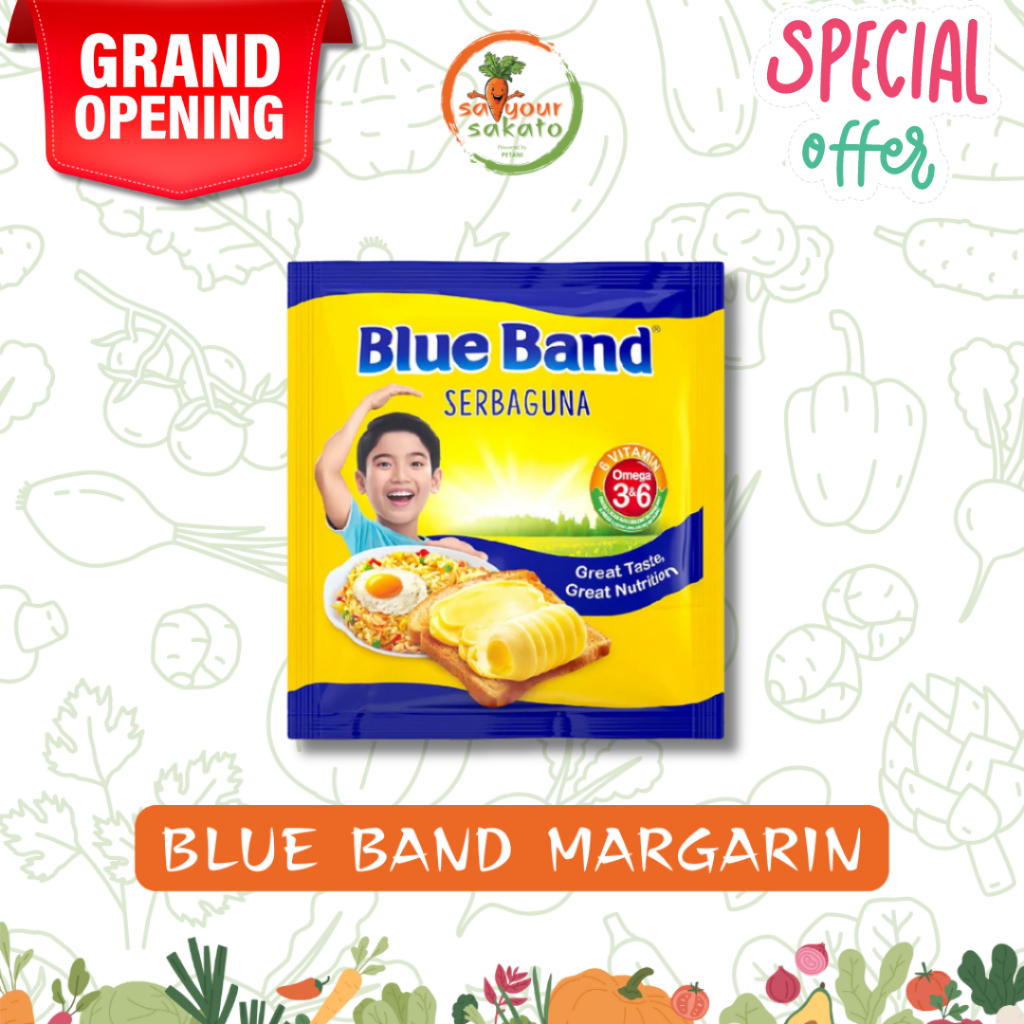 

Blue Band Margarin Serbaguna Per Bungkus 200gr Saiyour Sakato