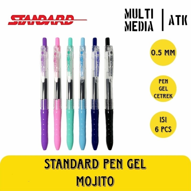 

RB BALLPOINT / PULPEN STANDARD MOJITO 0.5MM (1LUSIN)