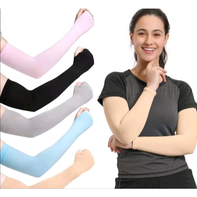 Manset tangan manset jempol manset putih manset pink manset warna handsock