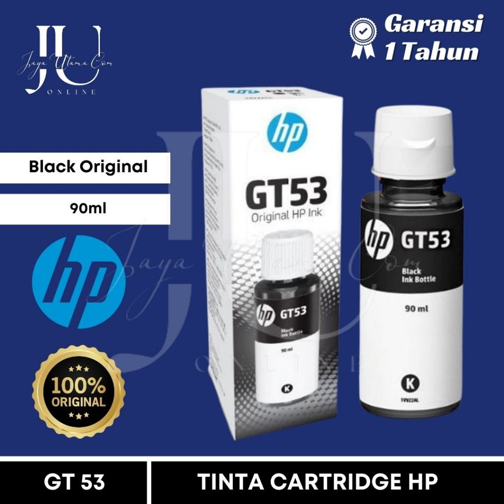 Tinta HP GT-53 Black Original / Tinta Printer Hp GT 53 Original
