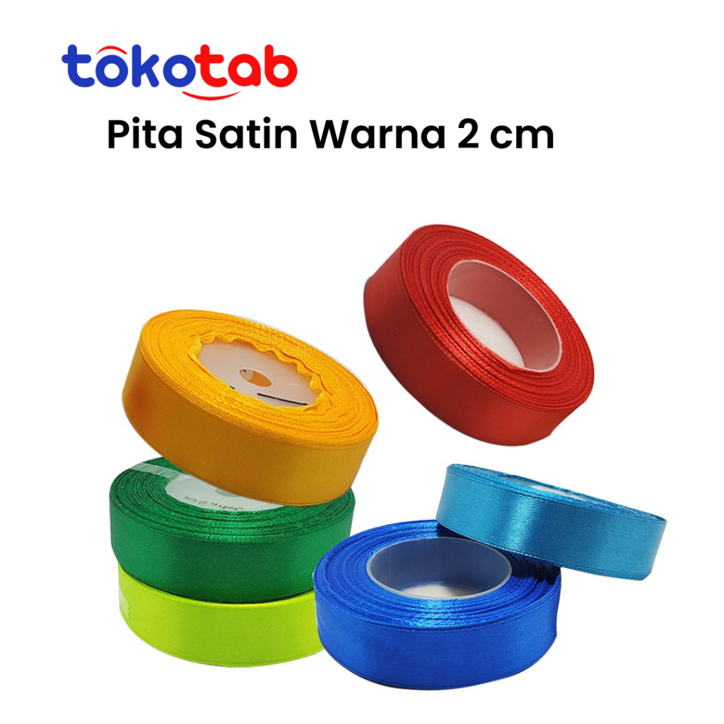 

Tokotab - Pita Satin Prakarya Pita Kado DIY 2 Cm