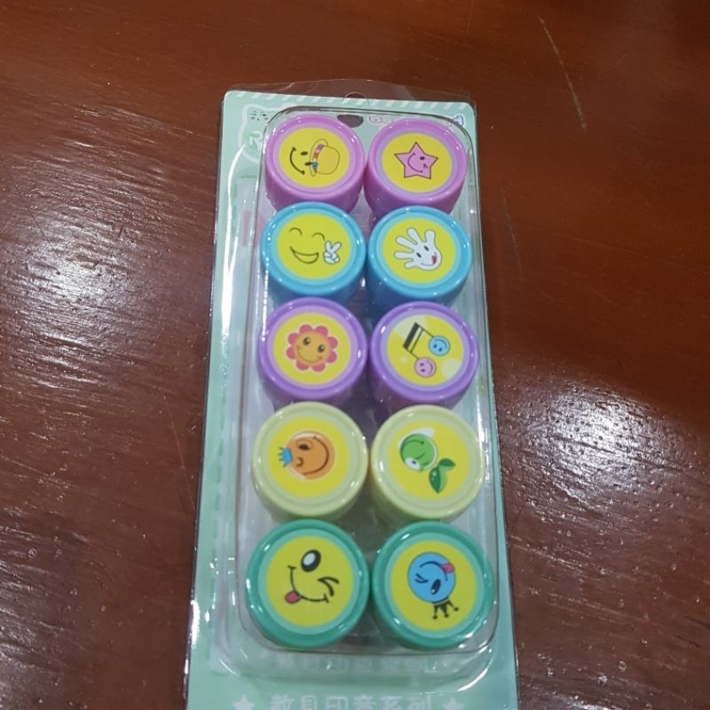 

Stampel Set Anak Lucu Emoticon 10 motif YZ-1603/Best Good HZ360-10