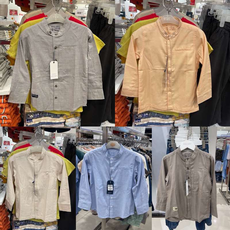 PITO DITO - SALE Kemeja Koko Anak Laki-Laki (3-12 Tahun)