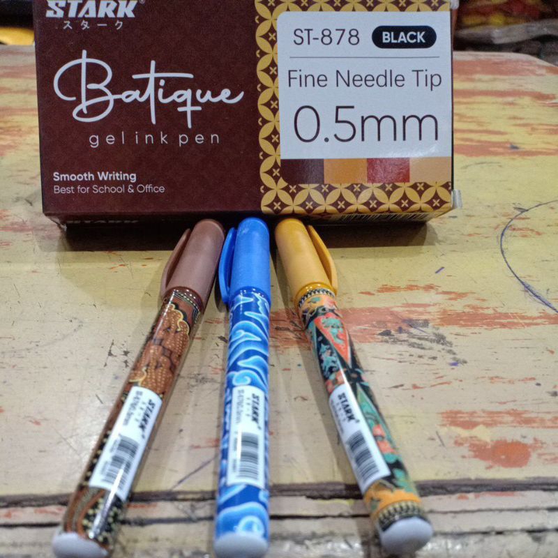 

Pulpen Gel Batik Stark (12Pcs)