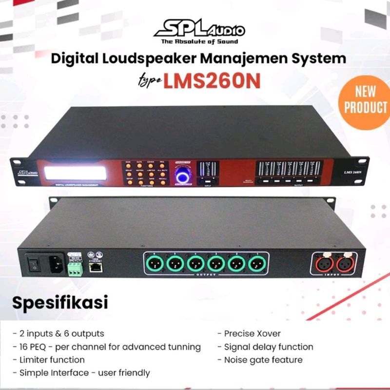 SPL Audio LMS 260 N Speaker Management SPL LMS-260N LMS260N Original Spl Audio