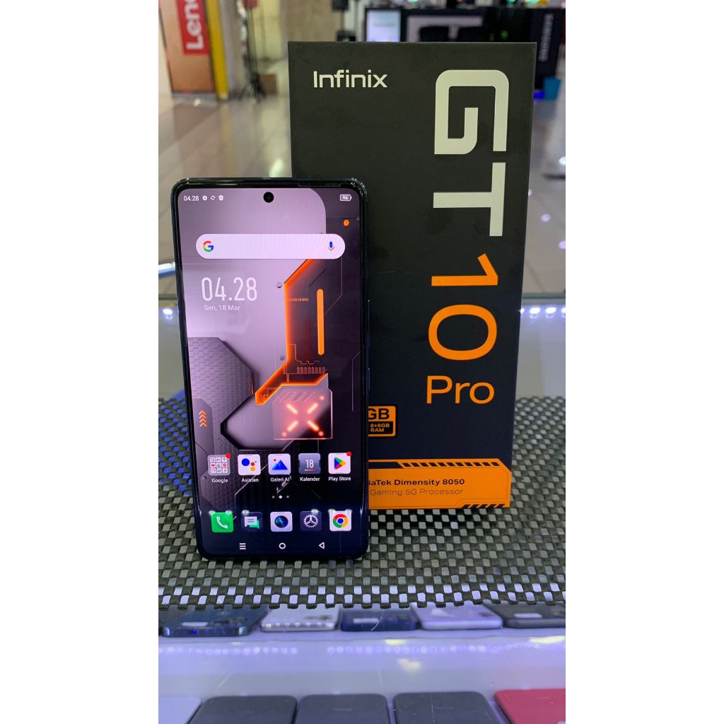 INFINIX GT 10 GT10 PRO 5G 8/256GB SECOND SEKEN BEKAS MULUS FULL SET