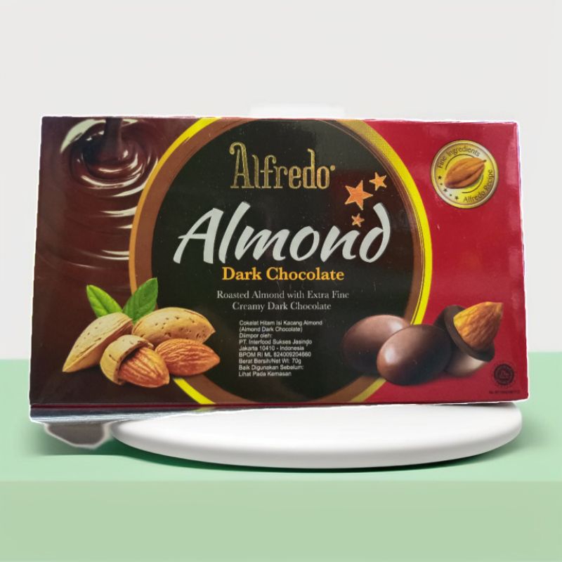 

Alfredo almond dark chocolate