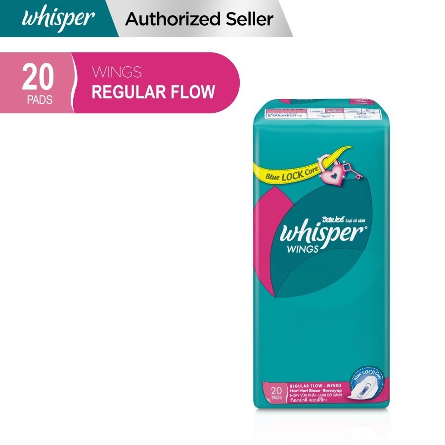 whisper pembalut wanita isi 20