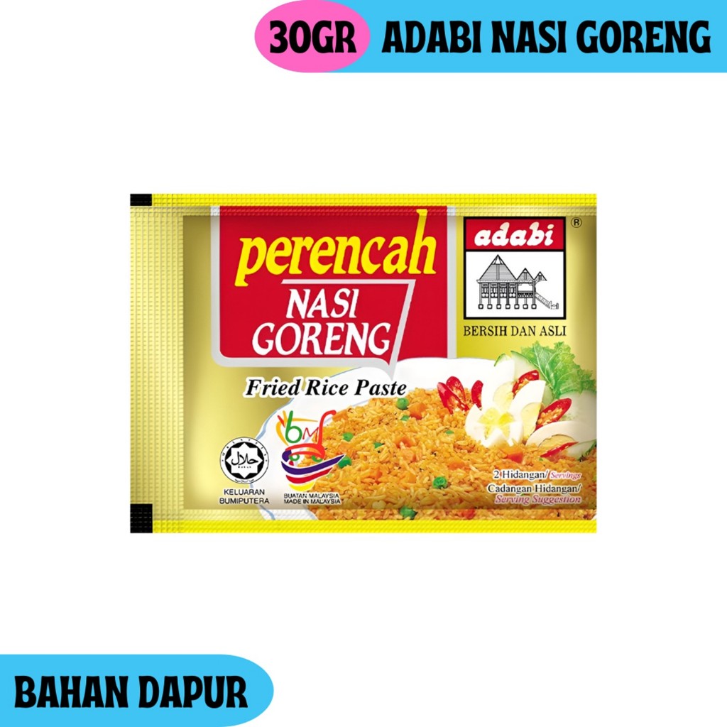 

Adabi Nasi Goreng Bumbu Perencah dari Malaysia