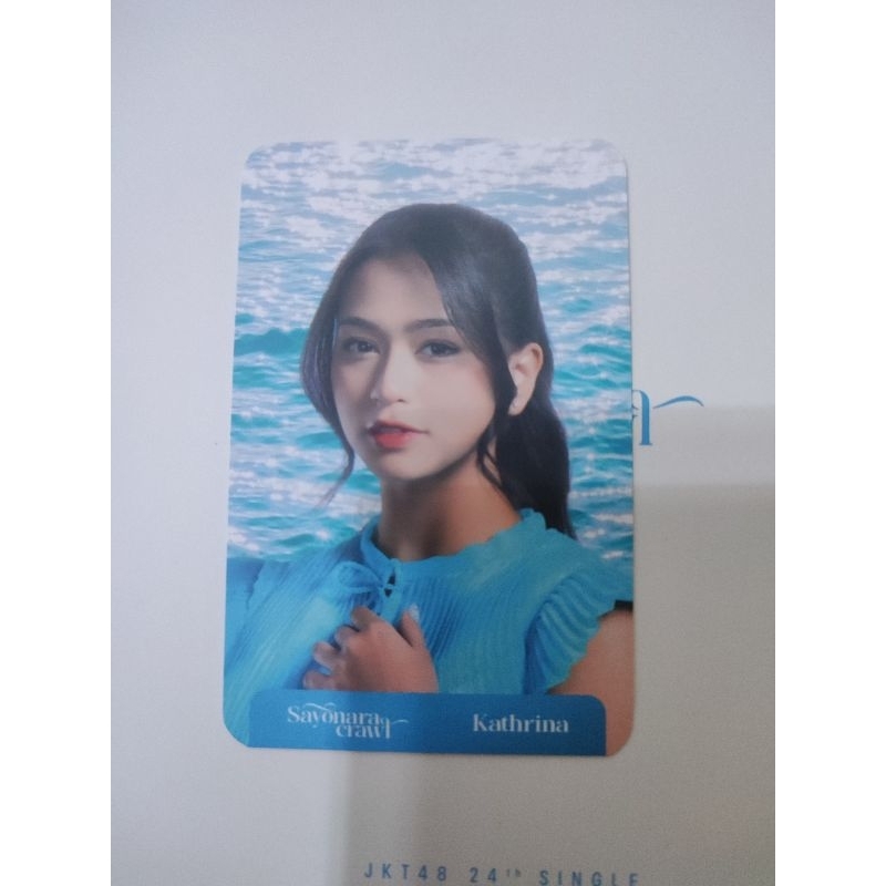 Photocard Kathrina JKT48 Sayonara Crawl