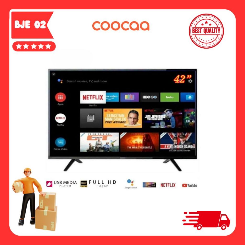 TV  LED COOCAA 42CTC6200 / 42CTC-6200 (ANDROID 9 / 42 INCH) SMART TV / ANDROID