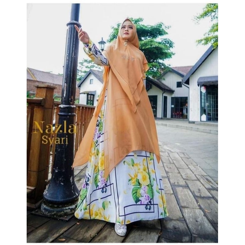 Nazla Syari Gamis Lebaran Syari Premium