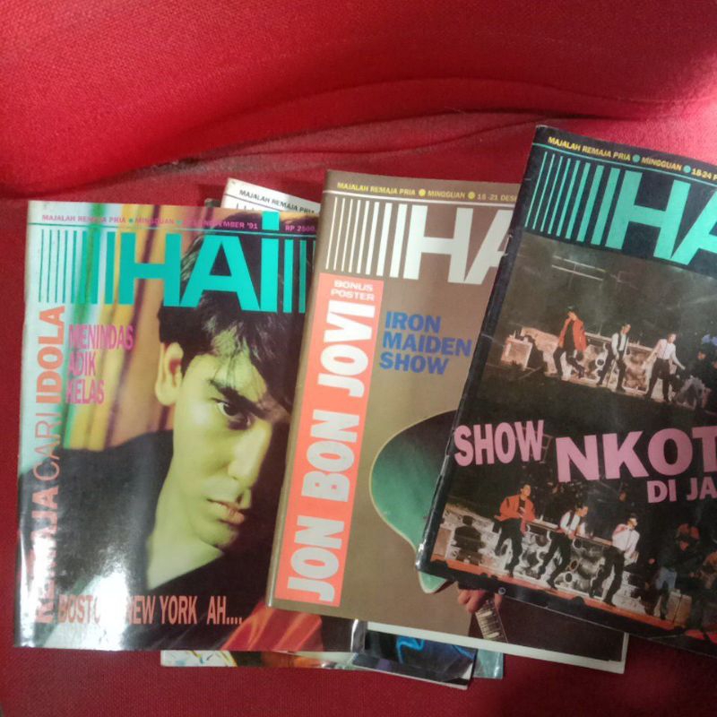 Majalah HAI tahun 1991 dan 1992