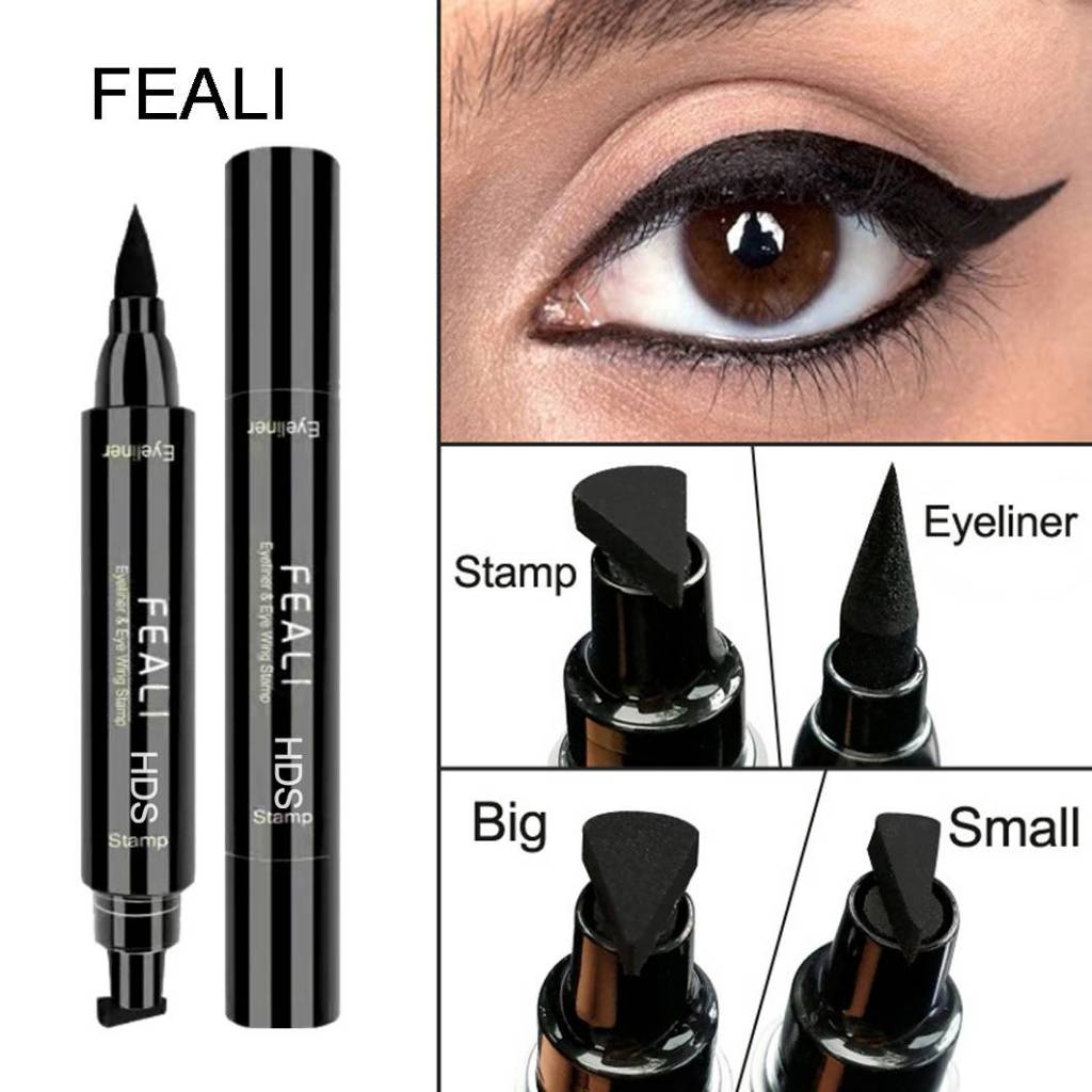 Feali Eyeliner Wing With Stamp Black Original BPOM
