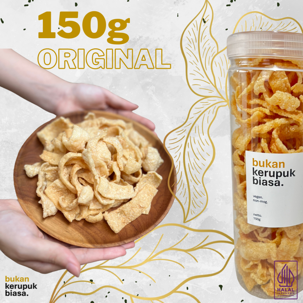 

150g [ORIGINAL] bukankerupukbiasa.
