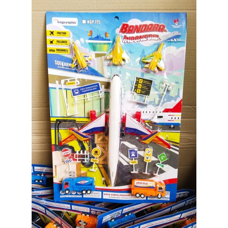 Miniatur Pesawat Bandara Indonesia - PT TOYS