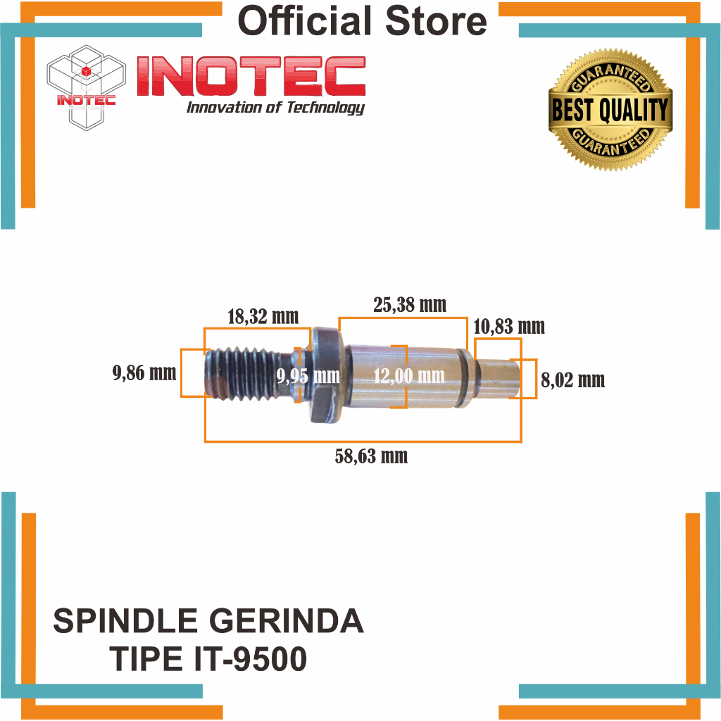 AS SPINDLE GERINDA 9500 INOTEC