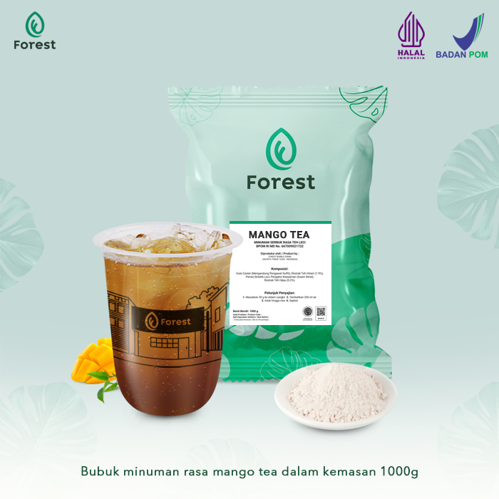 

Bubuk Minuman Teh MANGO TEA Powder 1000 gr - FOREST