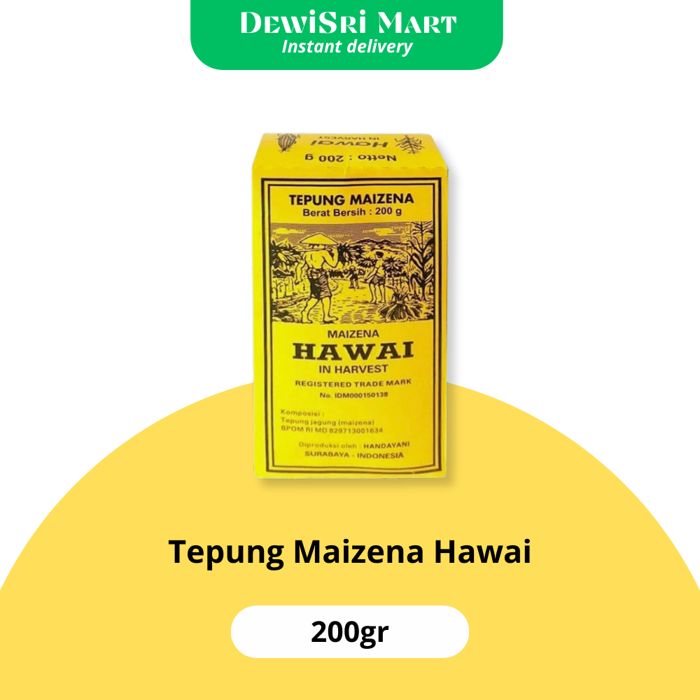 

Tepung Maizena Hawai 200gr - Dewi Sri Mart