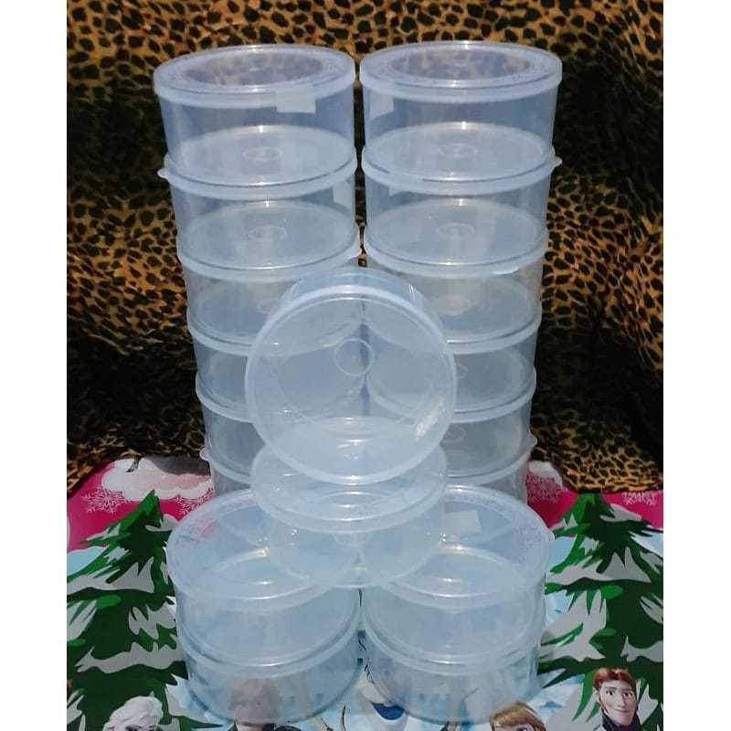 Toples plastik kue kering nastar 500gram 1/2gram toples nastar plastik KMP