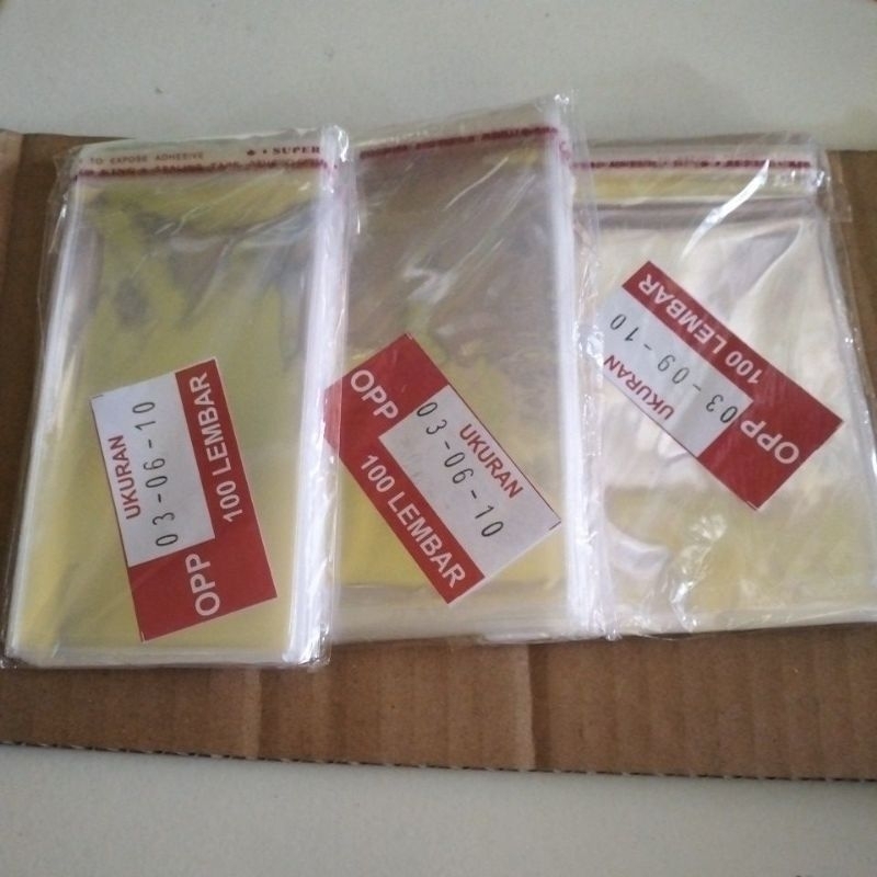

Plastik OPP plastik perekat 6x10,9x10,10x10