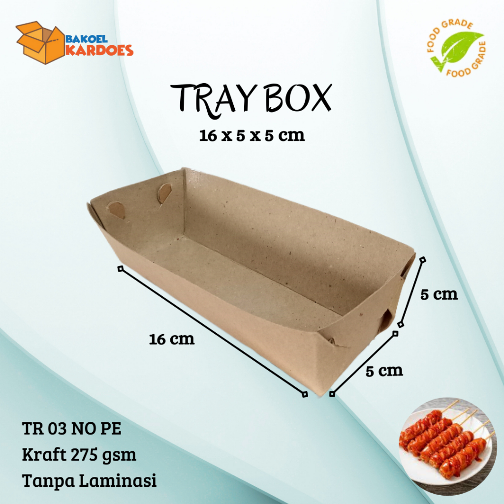 

Dus Sosis TR 03 Uk. 16x5x5 tanpa laminasi