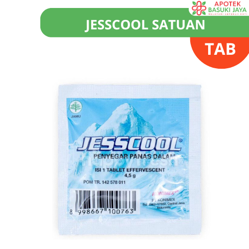 

JESSCOOL minuman sariawan panas dalam per tablet effervesent