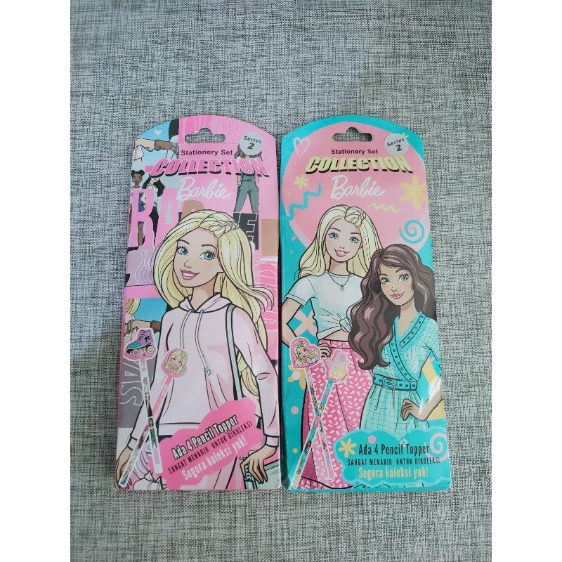 

peralatan alat tulis stationery set Barbie original