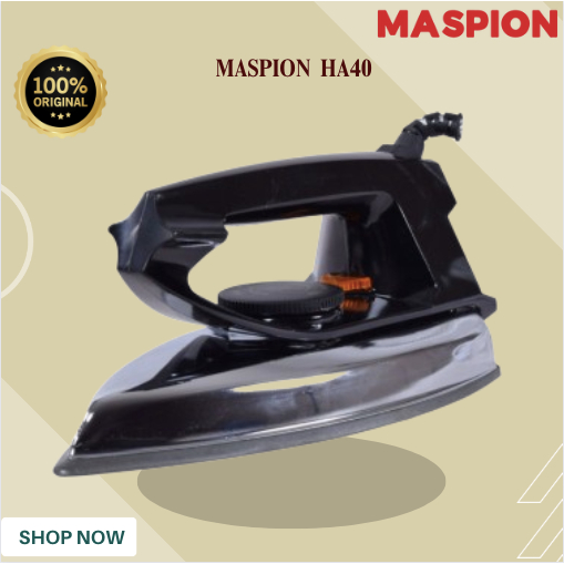 SETRIKA MASPION  HA 40/MASPION SETRIKA BERGARANSI/HA-40/HA40/HA 40/HA 40/GARANSI MASPION SETRIKA ORI