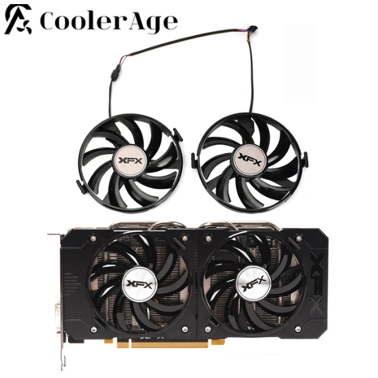 KIPAS BARU XFX  R9 370X 380X R7 350 360 370 RX 460 560