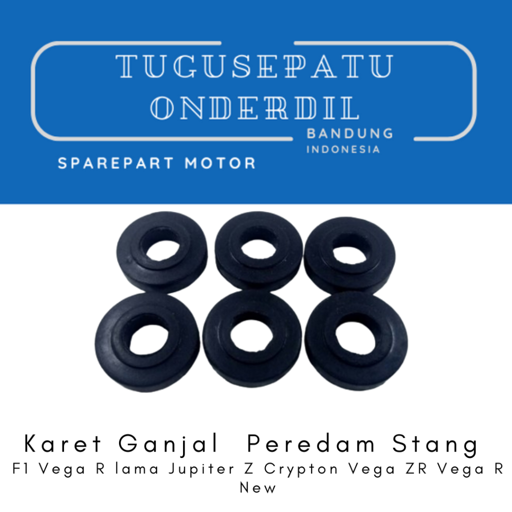 SPAREPART KARET GANJAL GANJEL PEREDAM STANG YAMAHA ALFA F1 F1ZR