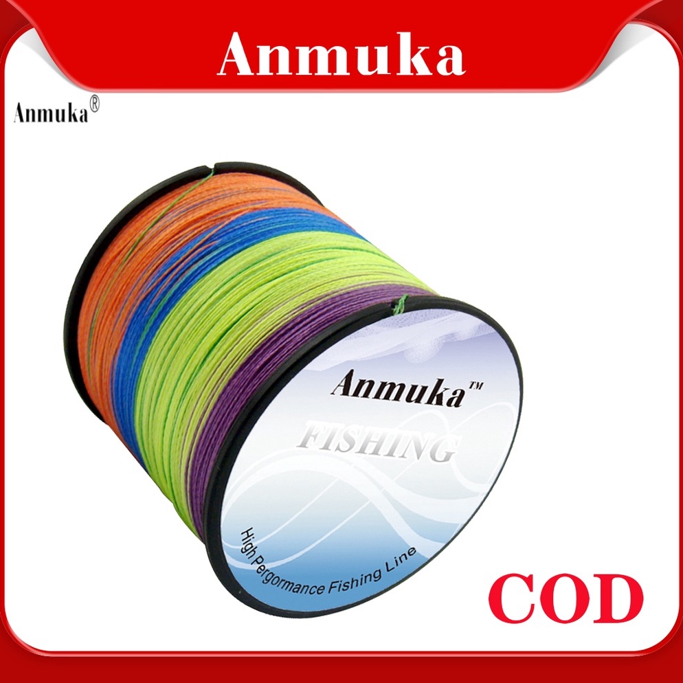 Sale Terbatas Anmuka Senar Pancing Braided 1 Meter 1 Warna Super Kuat 3M Dyneema Kepang Multifilamen