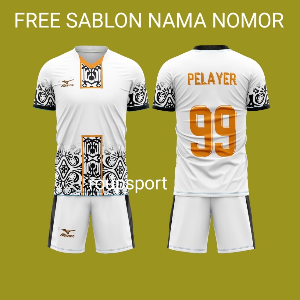 Terbaru FREE SABLON NAMA NOMOR Setelan dewasa bajucelana baju bola baju jersey baju futsal