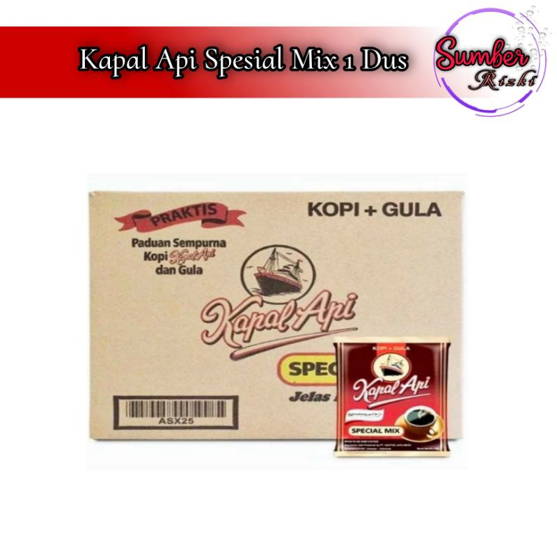 

Kapal Api Spesial Mix 1 Dus isi 12 Renceng