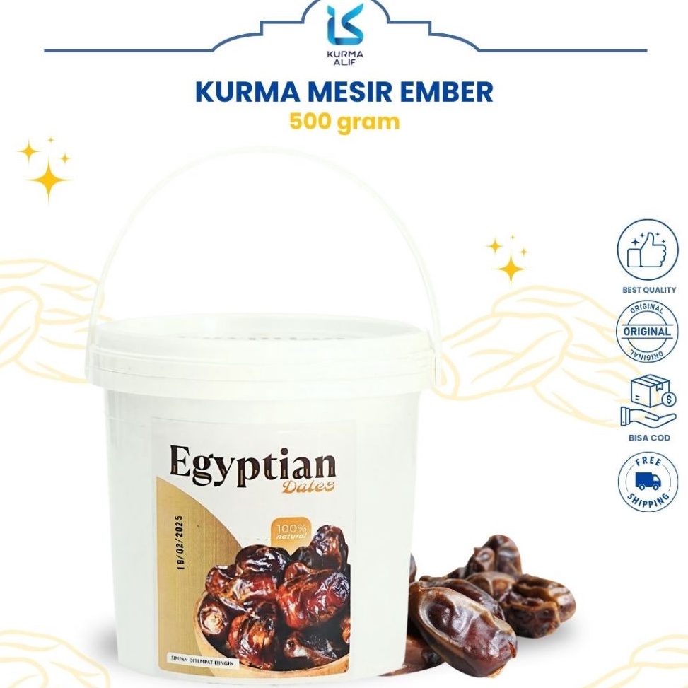 

MIT252 COD Kurma Mesir Madu Kemasan Ember Egypt Dates